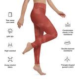 Crimson Yoga Leggings
