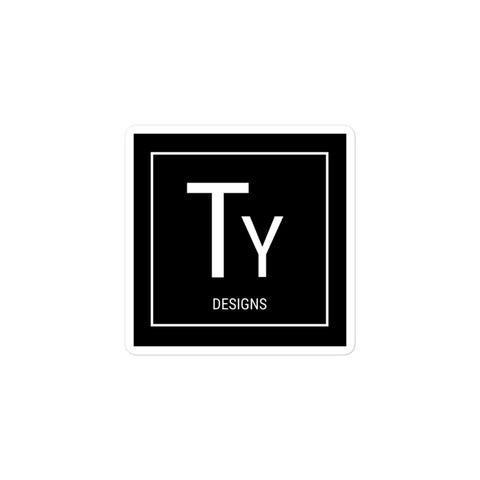 Ty Design Logo Stickers
